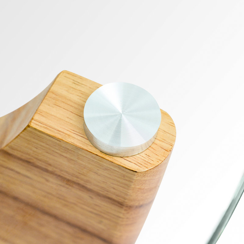 Charleily Glass Top Single Coffee Table