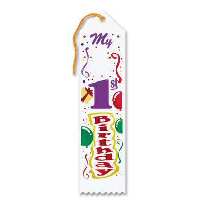 My "1st" Birthday Award Ribbon