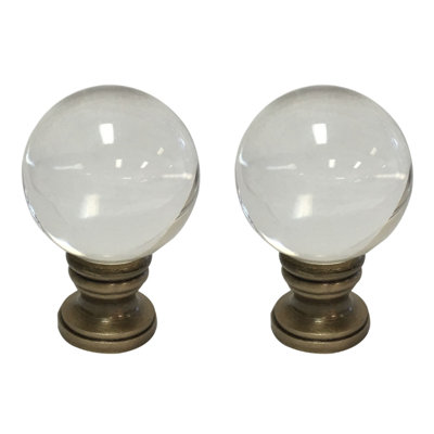 Faîteau de lampe boule de cristal