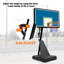 Panier de basketball réglable en hauteur 8,04 pi-10,01 pi