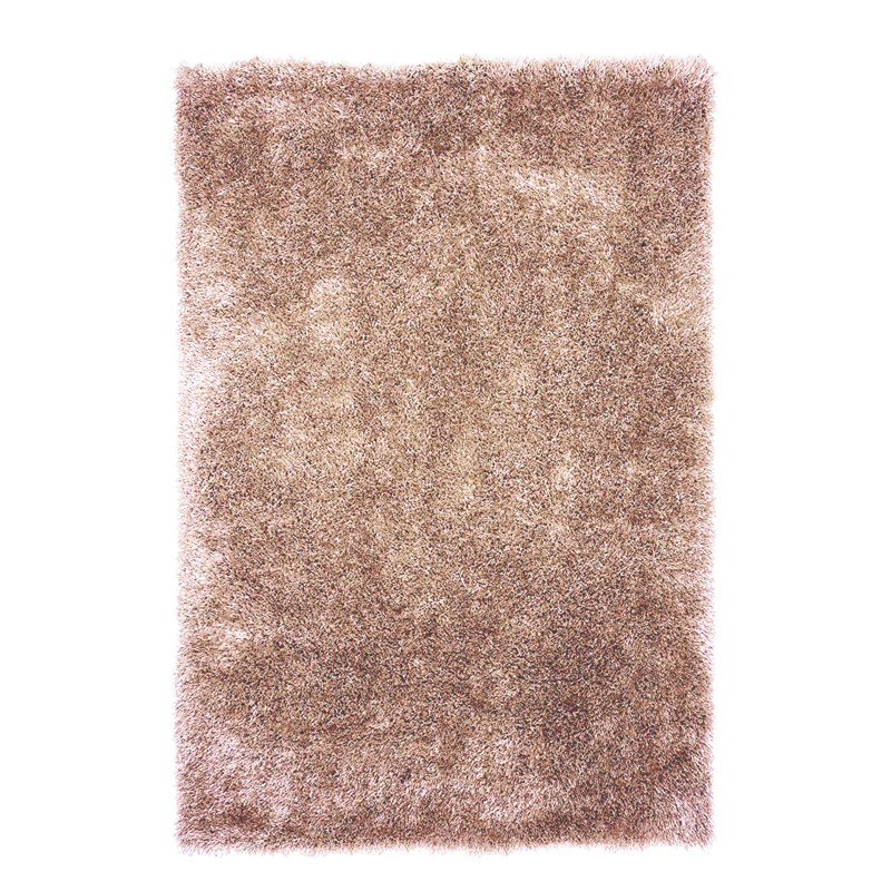 Tapis taupe fait à la main Aquan, Rectangle 5 pi x 7 pi