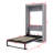 Solid Wood Murphywall Cabinet Platform Bed-2066534502