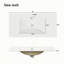 Ensemble de meuble-lavabo 36 po avec lavabo en céramique et armoire de rangement - Organisateur peu encombrant-521721107
