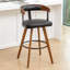 Tabourets de comptoir pivotants en cuir Modern-2105635186-2105635187