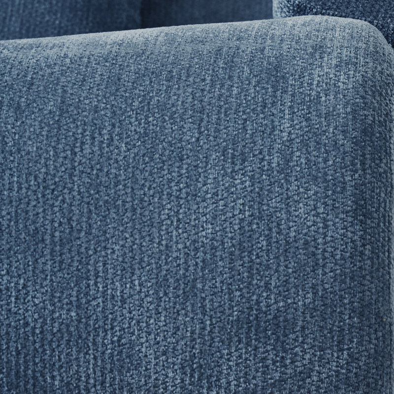 Repose-pieds Chester de 35,4 po Chester, Bleu
