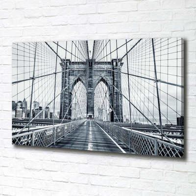 Brooklyn Bridge - Wrapped Canvas Print