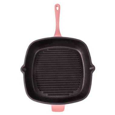 BergHOFF Graphite Enamel Cast Iron Round Grill Pan 10.25