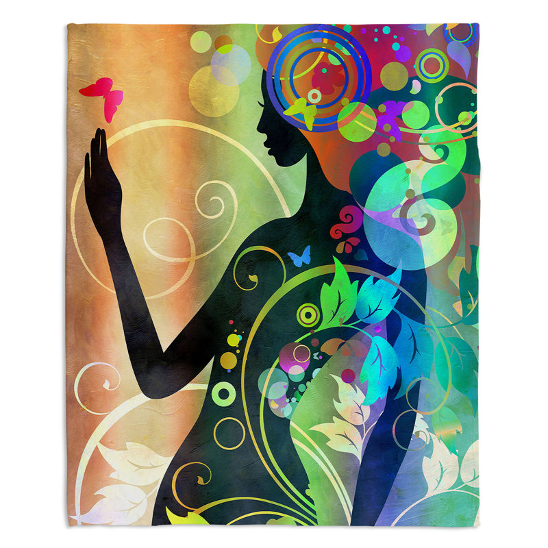  Couverture douce en sherpa, 68 po x 80 po, Vert