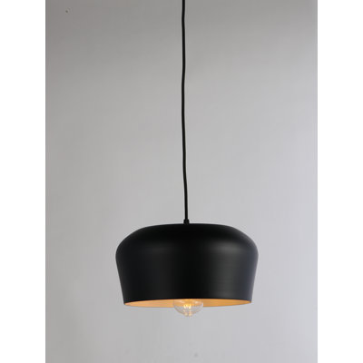 Luminaire suspendu tambour 1 lumière Brantner