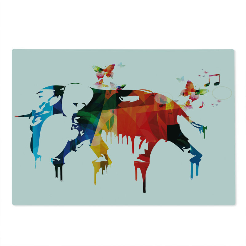 Multicolore Ambesonne