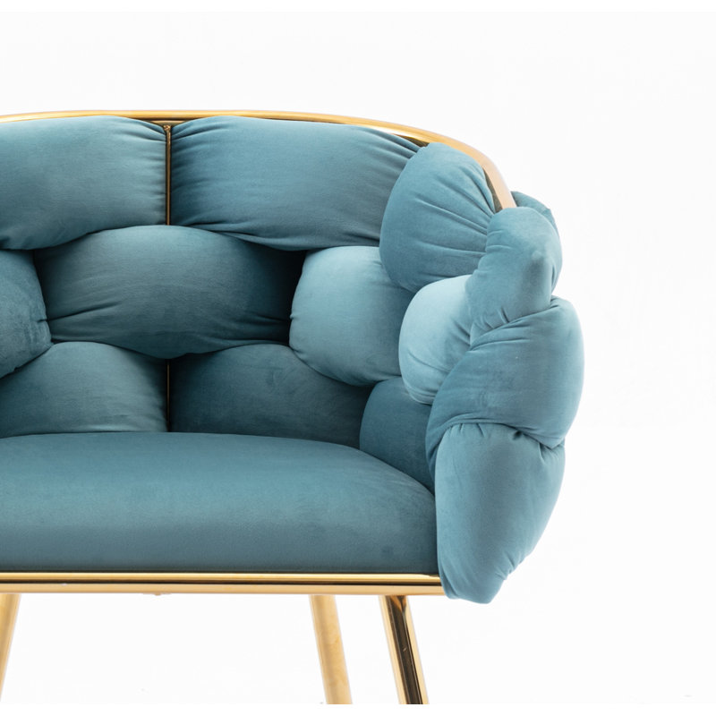 Rera Velvet Barrel Chair