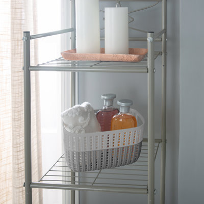 Simplify Polypropylene Decorative Basket