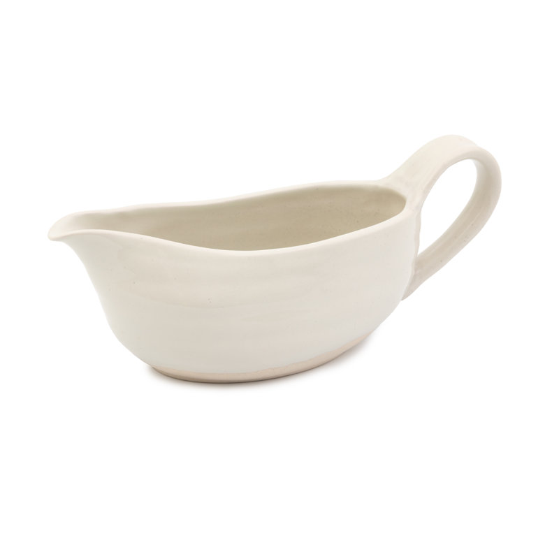 Jamie Oliver Big Love Great Gravy Boat, Stoneware, White, 400ml