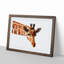 Geometric Giraffe in Abstract - Picture Frame Graphic Art Print-55727023-55727025