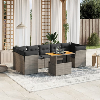 Ensemble de canapé de jardin Vidaxl