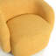 Fauteuil demi-tonneau pivotant rembourré Munehito-986386217