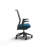 HON Cipher Mesh Ergonomic Office Chair, Charcoal Frame, Peacock-123244281-123244273