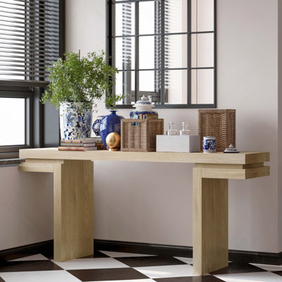 Console, table minimaliste pour vestibule, salon, bureau personnel