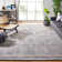 Abstract Three Hundred Forty  Area Rug In Ivory / Charcoal