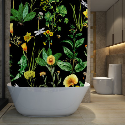 Rideau de douche simple Serefina