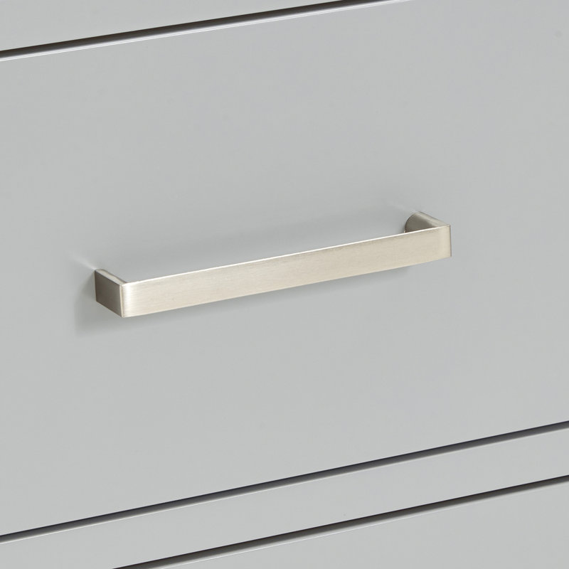 Meuble-lavabo double 72,25 po avec plateau en quartz Macmullin, Gris, 72"