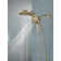 HydraChoice Hydrorain 5 Spray Dual Shower Head and Handheld Shower with H2Okinetic 2.5 GPM