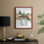 «Christmas Holiday Art», reproduction encadrée CLxx - bois massif
