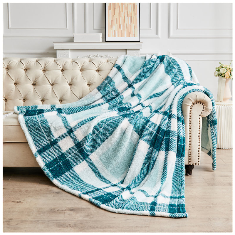  Standard Throw Blanket, Green, W130 x L180cm