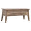 Banc de rangement en bois massif