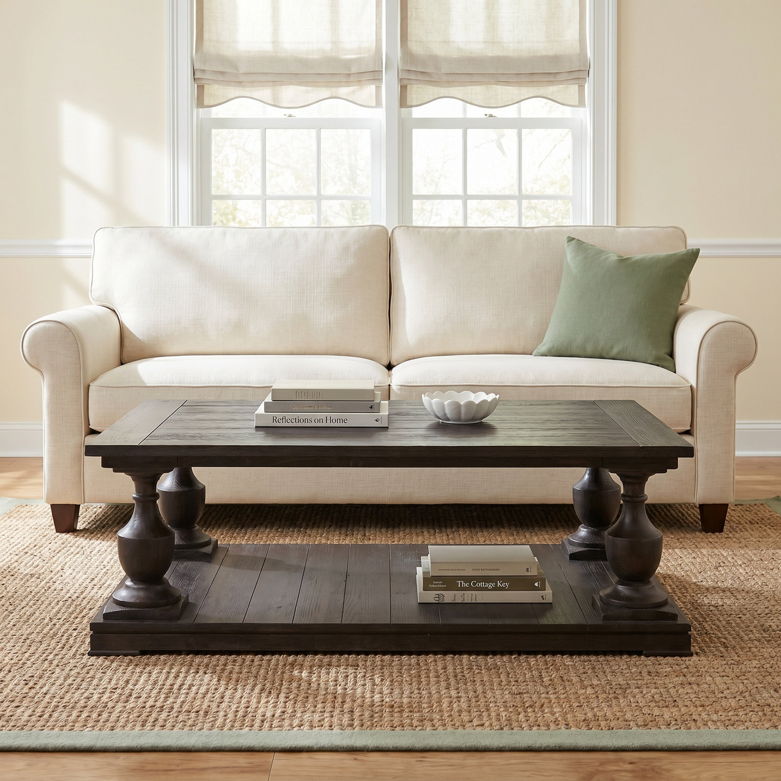 Yara Single Coffee Table, Coffee Bean