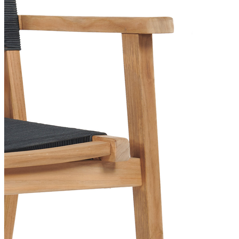 Oslo Stacking Teak Patio Dining Chair