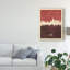« essen germany germany red ii », impression sur toile tendue-2096656577