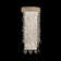 Pavona 1 Light Crystal LED Wall Sconce, 4-CCT Color Temperature Selectable