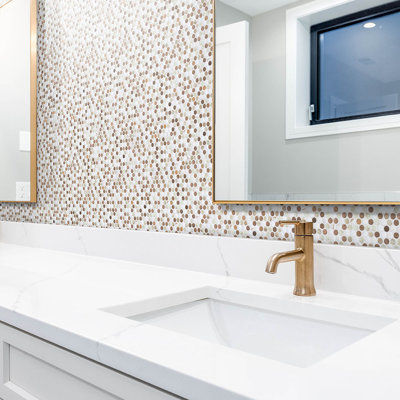 Spectrum Radiance Penny Recycled Glass Mosaic Tile
