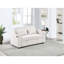 Coussin en velours côtelé beige avec porte-gobelets et fonction convertible - Coussin pour une bonne nuit de sommeil-1841598303
