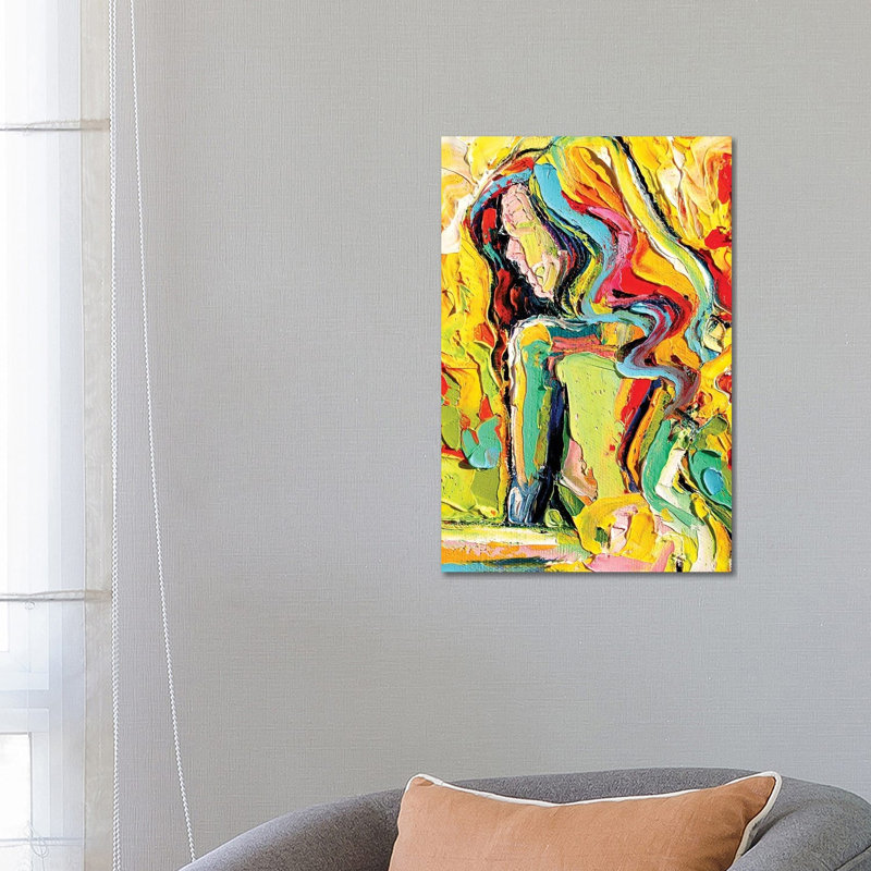 Femme 1 Piece Wrapped Canvas Painting, 66.04 cm H x 45.72 cm W