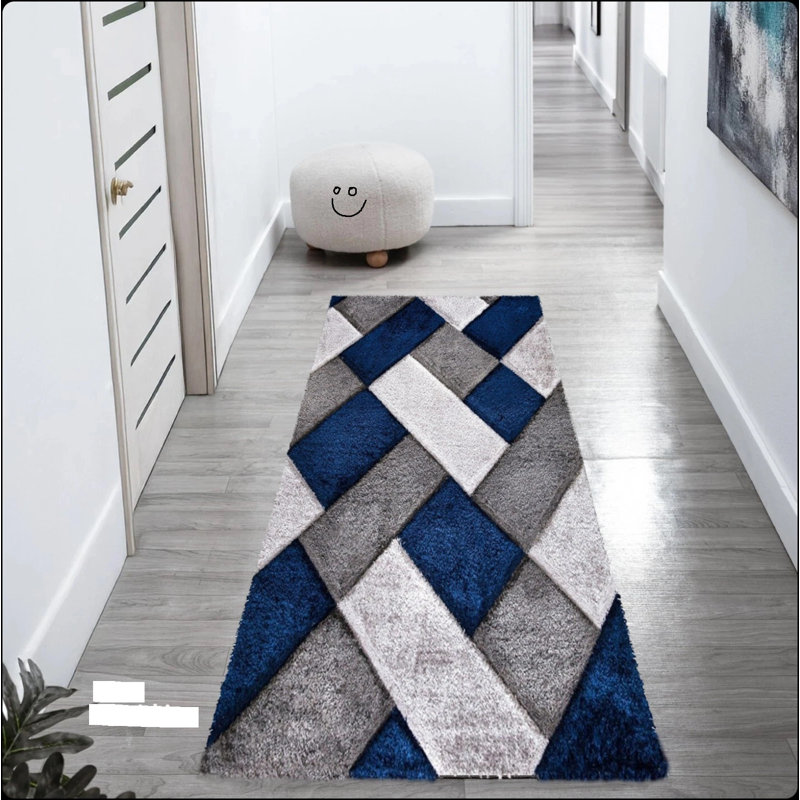 Shag Area Rug, Rectangle 80 x 150 cm