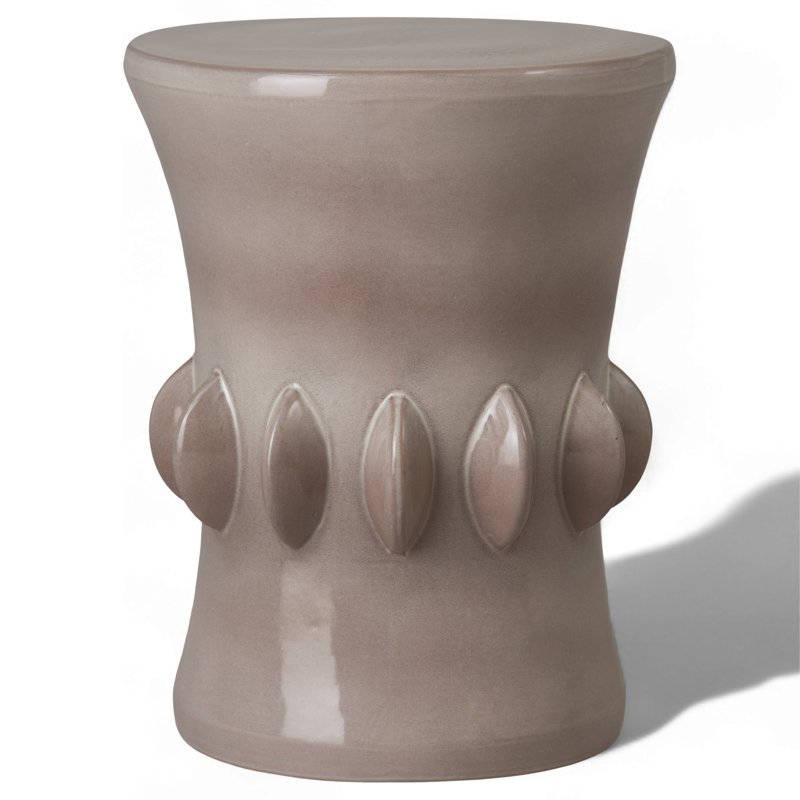Tabouret de jardin Moonya, Gris clair
