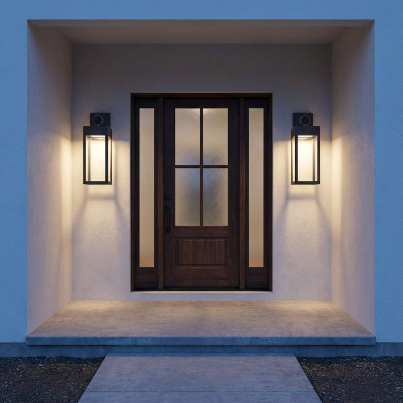 Sesha Wall Lantern, 20" H x 8" W x 7.5" D