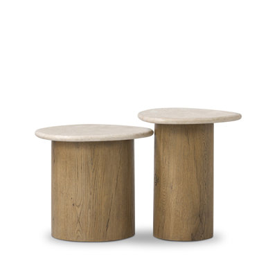 Kovo Marble Nesting End Table