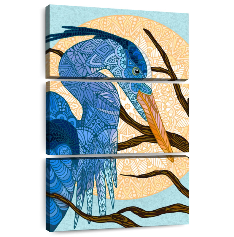 Brampt Egret Sun, 32" H x 20" W