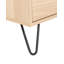 Kemmerer 50cm W Iron Bedside Table