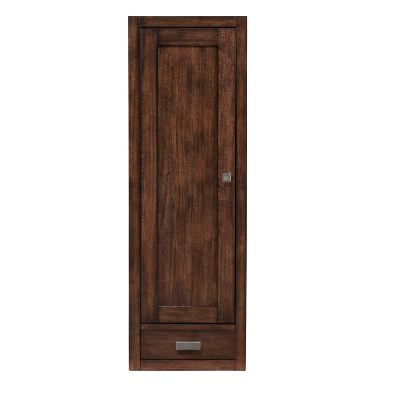Addison 45" H Linen Cabinet, Left Handed, Glossy White