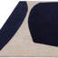 Corel Geometric Handmade Hand Tufted Navy Area Rug-100012345