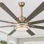 Ventilateur de plafond 72 pouces 72 pouces avec télécommande, ventilateur de plafond réversible à 6 vitesses avec lumière DEL à intensité variable pour la chambre à coucher-2017200166