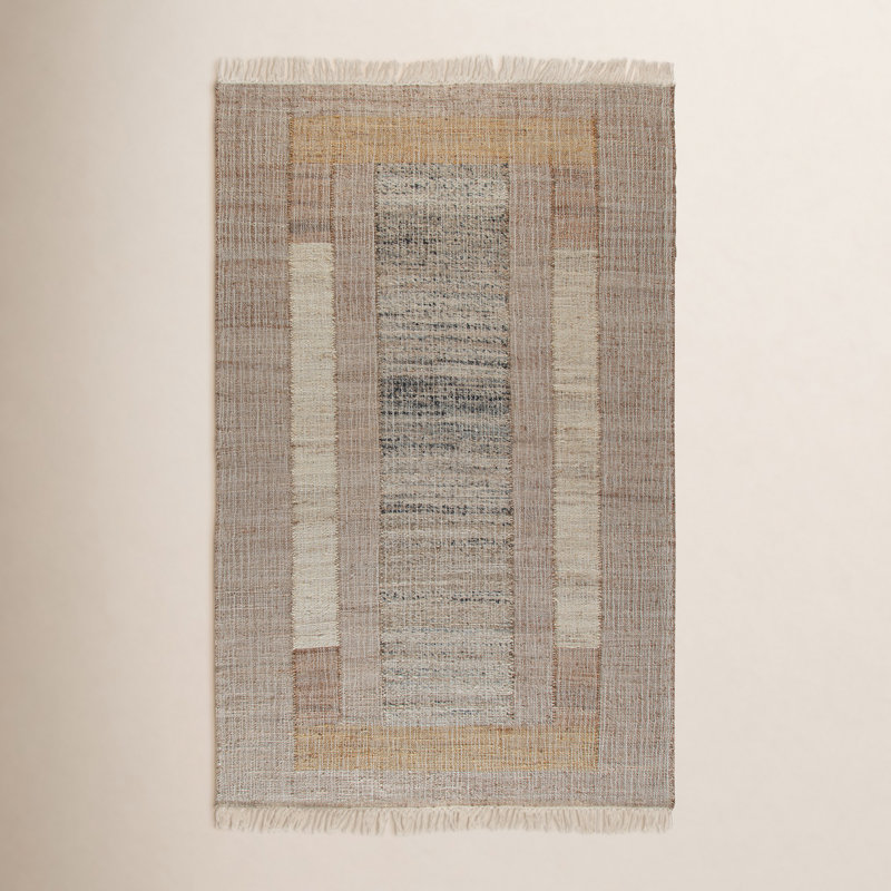 Tapis brun / ivoire Misty, Rectangle 8 pi x 10 pi