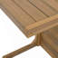 Table de bout en C brun
