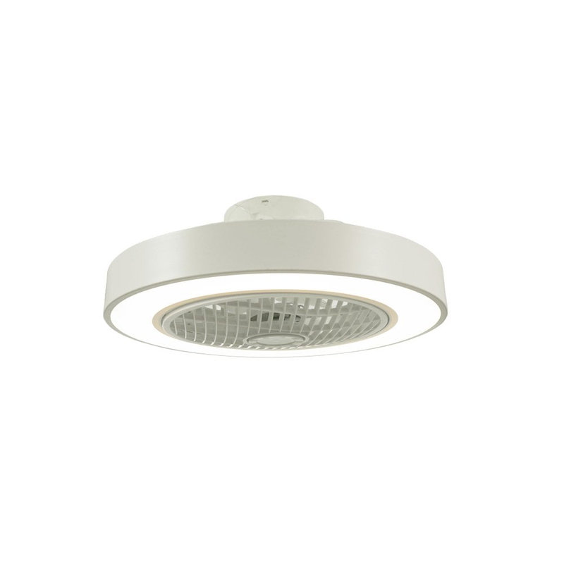 Brycon 50cm Ceiling Fan with LED Lights Remote Controlled Adjustable Speed and Dimmable Brightness, White