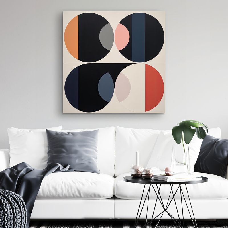 Imbed circles - 32"x32" art on canvas