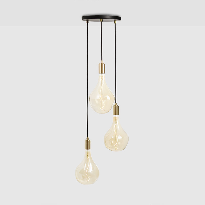 Voronoi II 3 - Light Pendant, Brass